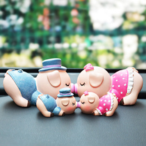 Car ornaments car decoration creative cute little pig car interior accessories car beautiful female center console doll