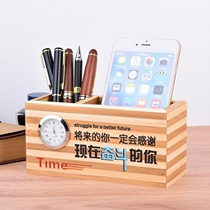 Girly heart cute creative fashion childrens learning stationery student multi-function storage box desktop pen holder retro Chinese style
