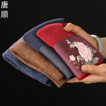 Tang Shuncai Painted Water-Thickened Tea Cloth Tea Cloth for Home Gongfu Tea Road Accessories Zen tea Daub Tea Table Cloth