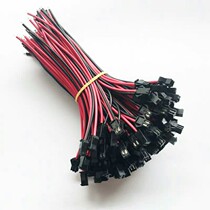 SM2P red black terminal line male end female end butt joint length 30CM pitch 2 54MM 1007 22 wire