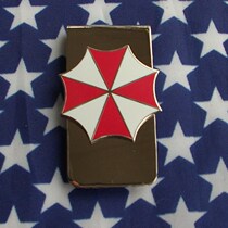 Ambrella umbrella logo coin clip Resident Evil logo Metal badge coin clip Pure copper craft