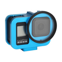New ultra-thin GOPRO Hero 8 black dog cage Aluminum alloy protective frame with 52mm UV filter