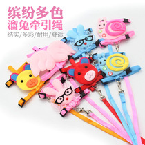 Walk Rabbit Traction Rope Slip Rabbit Rope Back Chest Strap Clothes Traction With Pet Rabbit Supplies Dragon Cat Rabbit Chain