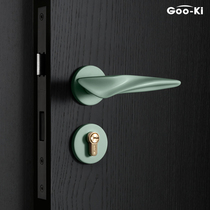 Goqi Owl Indoor Door Lock Mute Split Bedroom Room Lock Morandi Door Handle