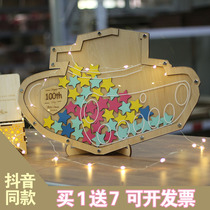 Tank Loving Wedding Arrangement Supplies Annual Meeting Activities Graduation Creative Sign to Bookbook Fingerprint Tree Mason bottle photo frame