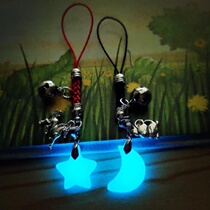 12 Twelve Zodiac mobile phone chain luminous stars universal pendant U disk pendant men and women jewelry gifts
