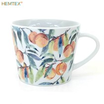 Nordic HEMTEX Art Mug Fruity Latte Coffee Cup Big Mouth Latte Painted Handy Cup Promotion Period