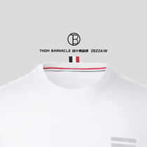 THOM BARNACLE OFFICIAL T-SHIRT MALE CLASSIC TIDE CARD TB FASHION SASHIMI SHORT SLEEVE