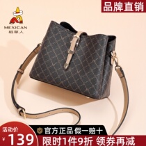 Scarecrow Lady Bag 2022 New Vintage Contrast Shoulder Bag Womens Foreign Versatile Womens Bag Cross-body Bag