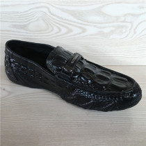 Factory Shop Break Code Special Price Mens Shoes Head Layer Bull Leather Business Positive Dress Crocodile Tattooed Flat Bottom Casual Mens Shoe Tide