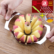 304 stainless steel fruit cutting artifact large fruit splitter fruit slicer chip cutting device nuclear cutting Apple artifact
