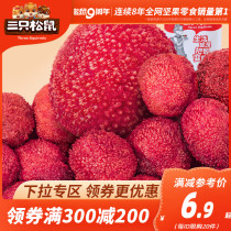 (Over 300 minus 200)Three squirrels _ dried bayberry 106g _ Leisure snacks specialty preserved candied fruit dried fruit