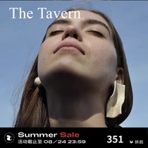 TheTavern British niche independent design G BINSKY VENTO asymmetric ceramic handmade earrings