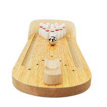 Childrens puzzle toys wooden minibowling parent-child inte