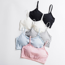 Pregnant women Sling short vest tube chest cotton bra wrapped chest without steel ring to gather underwear during pregnancy