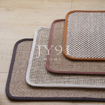 Gyoku Guan in door sword Hemp Ground Mat anti-slip pet kitty Toy cat Cat Paw cushion abrasion resistant and environmental minimalist foot mat