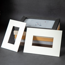 Ao Mengsha single shot does not ship photo frame frame lining cardboard 7 inches 8 10 12 inches 16 inches can be customized