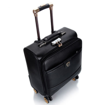 18 inch trolley case Business Mens suitcase horizontal travel suitcase universal wheel boarding box small luggage box