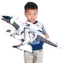 Winning Male Electric Remote Control Dinosaur Toy Children Intelligent Emulation Bully Dragon Dancing Big Robot Boy Sleeve
