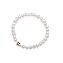 Lulu Pearl natural freshwater bead Pearl magnetic buckle bracelet