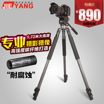 Jieyang JY0509CB carbon fiber camera tripod SLR photography 65mm bowl head pan tilt