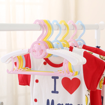  Childrens clothes stand Baby hanger Baby clothes rack Household cute mini retractable multifunctional child hanger