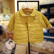 Direct Mail bluedog Korea Little Blue Dog 21 Autumn Yellow Clip Thin Cotton Yellow Coat 41a13-113-01
