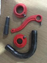 Hand cast iron oil pump accessories Barrel cover shake handle Elbow pipe Long pipe Out of the pipe Into the pipe
