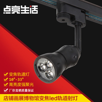 Dimmable zoom track light LED spot light Commercial exhibition hall Art museum spot light Photo painting Dining spot light