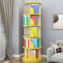 Children Swivel Bookshelves Landing Shelve Simple Living Room Home Students Multilayer Simple Baby Plotbook Containing Shelf