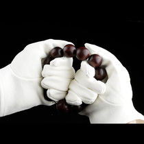 Suede play plate bead gloves breathable leaflet sandalwood cliff Cypress Star Moon Buddha beads Hand string bracelet package paste hanging porcelain