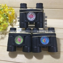 Mini plastic compass binoculars binoculars science exploration toys kindergarten childrens gift prizes