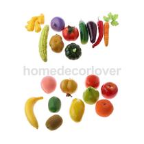10pcs lot artificial vegetables   fruits  imitation food