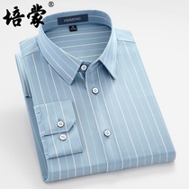 Pemont Spring Business Casual Striped Shirt Man 2021 new long sleeves shirt in spring and autumn blouse for men