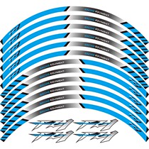 Motorcycle hub patch wheel frame waterproof sticker suitable for Yamaha FZ FZ1 rim with applier steel ring sticker