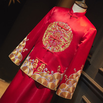 Mens show Wont suit 2022 new Chinese wedding gown The Chinese wind groom put up with the pro show and the mens clothes