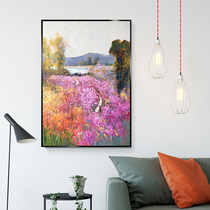 Hand-painted Oil Painting Hyun Guan Decoration Painting Scenery Abstract Corridor Aisle Hanging Painting Modern Brief New Chinese Style Fresco Custom