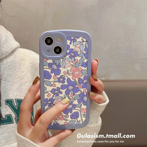ins small fresh flowers apply Apple 13 phone shell iphone12 new 13pro 13pro 12pro anti-fall 11 silicone xs max soft shell xr apple x female