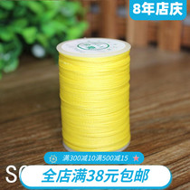 Yule round wax thread 0 55mm handmade hand sewn leather wire polyester tanning plant tanning Crazy Horse woven wire 113 m