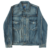 HDK (Haise) 101 JKT Washed Denim Jacket vism Style Yuwen Le Denim Jacket Trendy Men