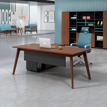 Boss desk office table simple modern office furniture single manager desk supervisor office desk and chair combination fashion