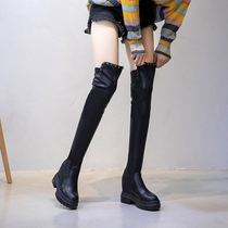 2020 new boots over the knee boots thin legs thin high boots thin thick bottom increased autumn and winter womens boots