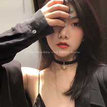 Baroque Velvet Love Pendant Necklace Vintage Palace Noble Dark Girl choker choker Short Neck Chain