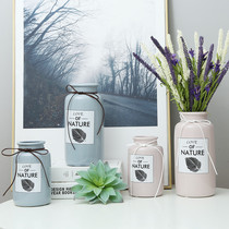 Nordic ceramic vase hipster hydroponic container creative flower arrangement dried flower Flower Flower simple home decoration ornaments
