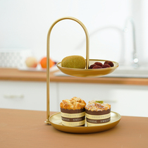 Nordic modern tray dry fruit tray living room creative home multi-layer candy pot coffee table platter multi-function storage