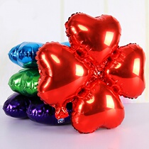 Aluminum film balloon wedding decoration party baby birthday arrangement activity heart-shaped aluminum foil arch tin foil wheel