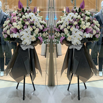 New shopping malls open super giant flower basket Phalaenopsis Chengdu Flowers Express city Beijing Guangzhou Shanghai