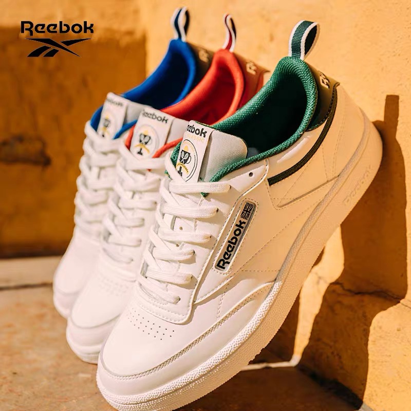 Reebok Reebok Sports Classic Club C 85 Men's and Women's Low-Top Sneakers Calfskin White Shoes Fx3357 Reebok Reebok Sports Classic Club C 85 Men's and Women's Low-Top Sneakers Calfskin White Shoes Fx3357