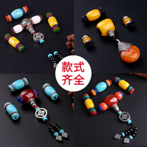 Small King Kong Star Moon Bodhi Moon Bodhi Accessories Suit Septer three-way Buddha head Buddha Beads Hand Strings Accessories Beads Diy Ornament Accessories