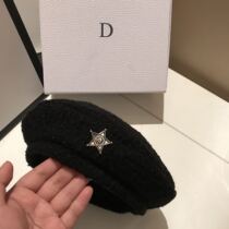 Beret female autumn and winter Korean version of the Japanese wild hat female sweet and cute Mao painter hat Soft sister bud hat